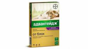 Опис дозованої форми advanteagege для кішок